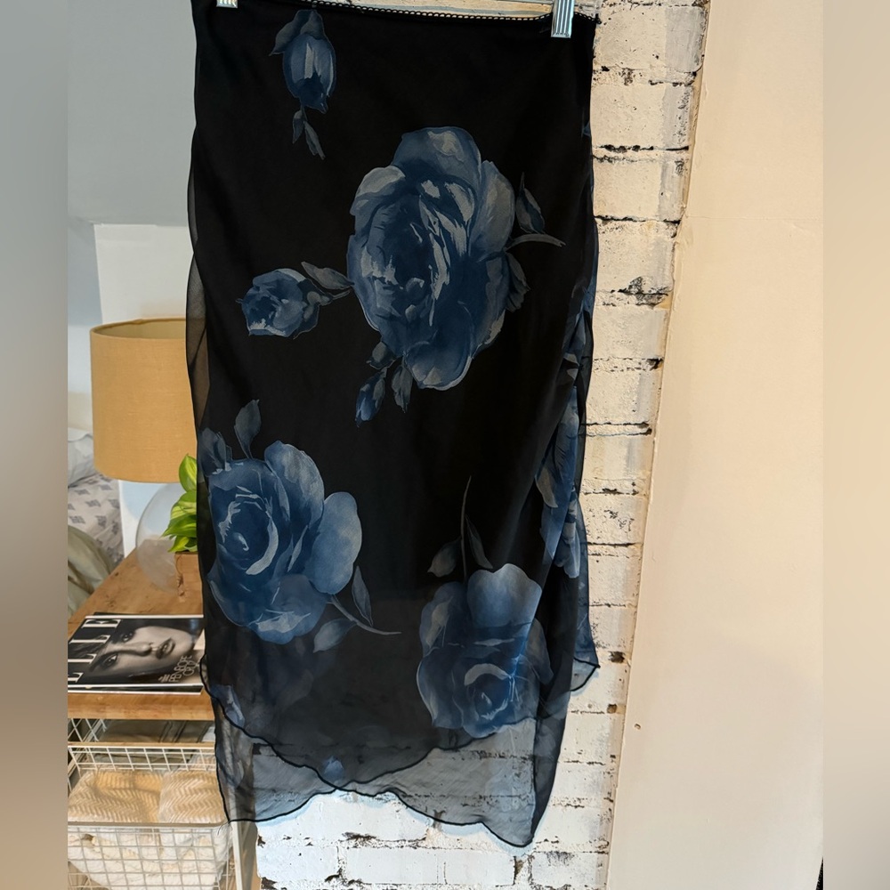 Vintage La Belle Silk Skirt